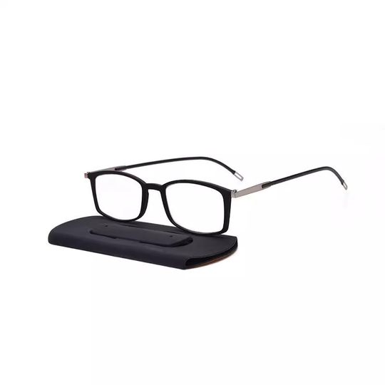 可贴手机上超轻薄老花镜女便携防蓝光抗疲劳高清金属老花眼镜男女