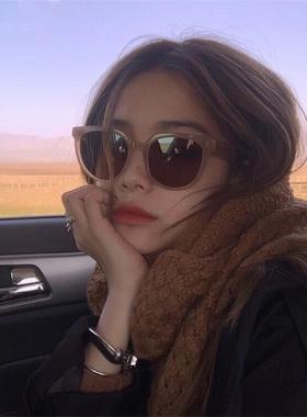 森蓝家刘亦菲秀智同款墨镜女韩版ins百搭经典显脸小偏光太阳眼镜