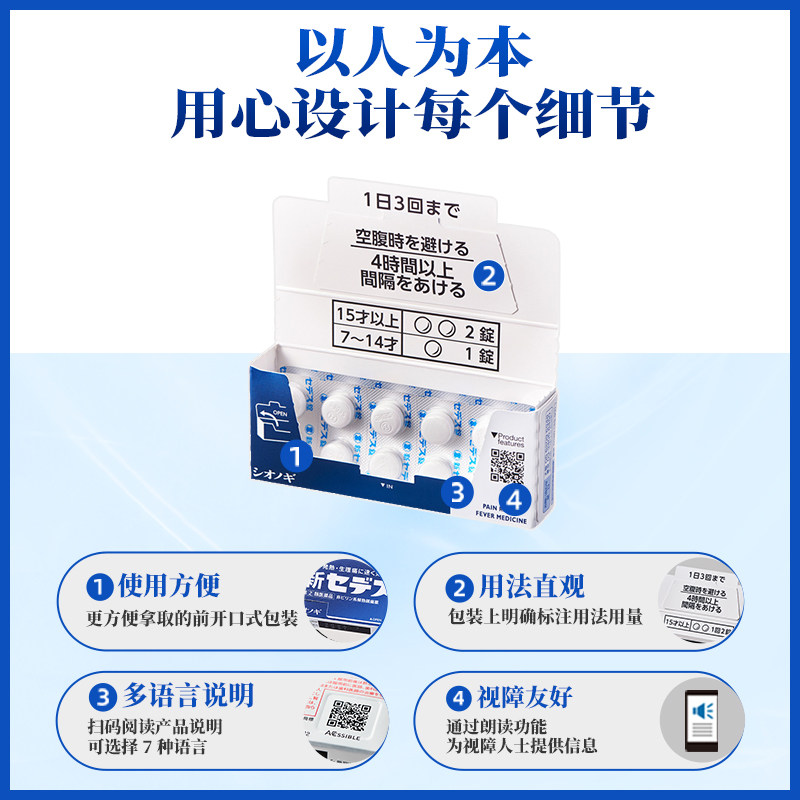  盐野义药品海外国际解热镇痛用药