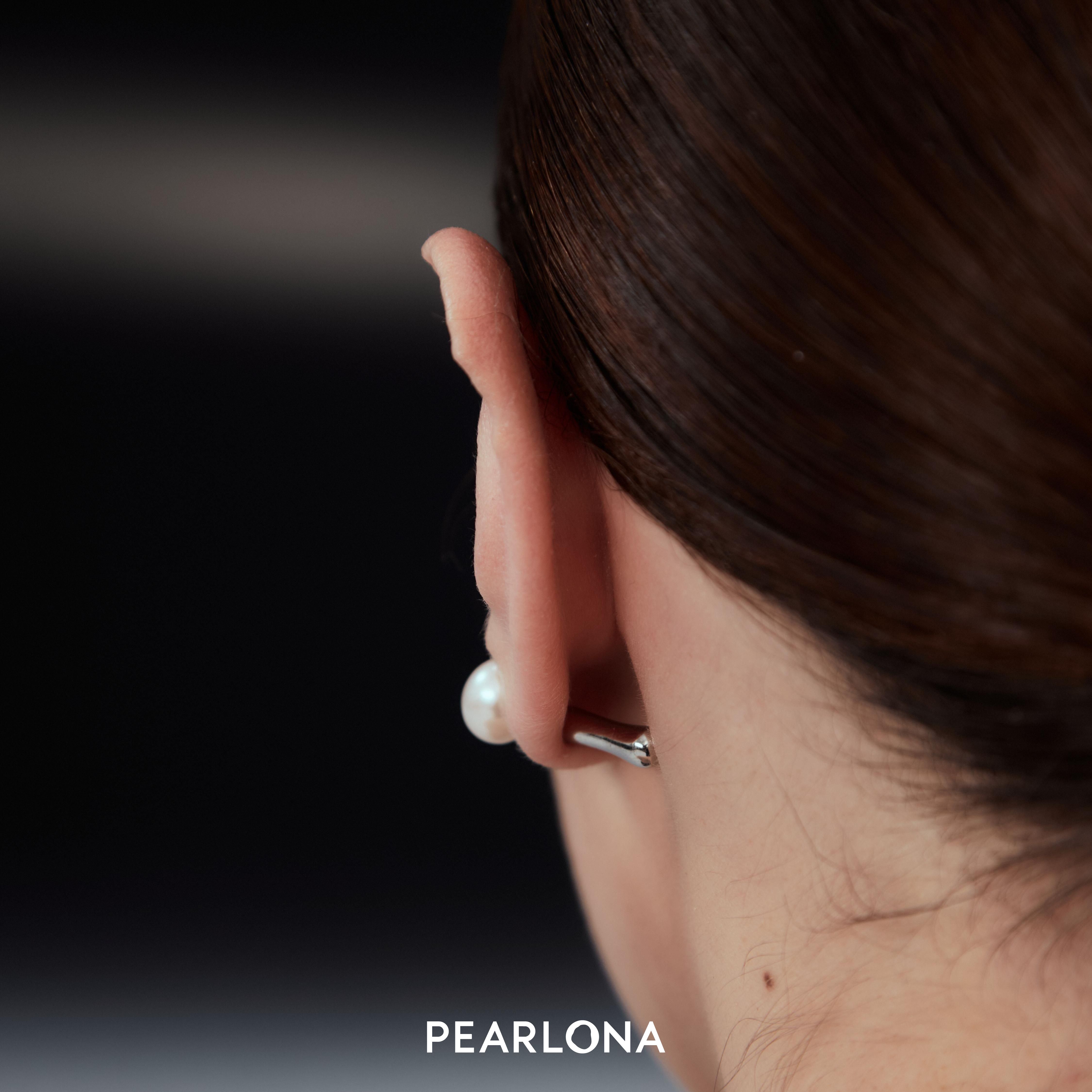 PEARLONA【胡可推荐】危险花园幻境蘑菇立体天使菇珍珠耳钉新中式