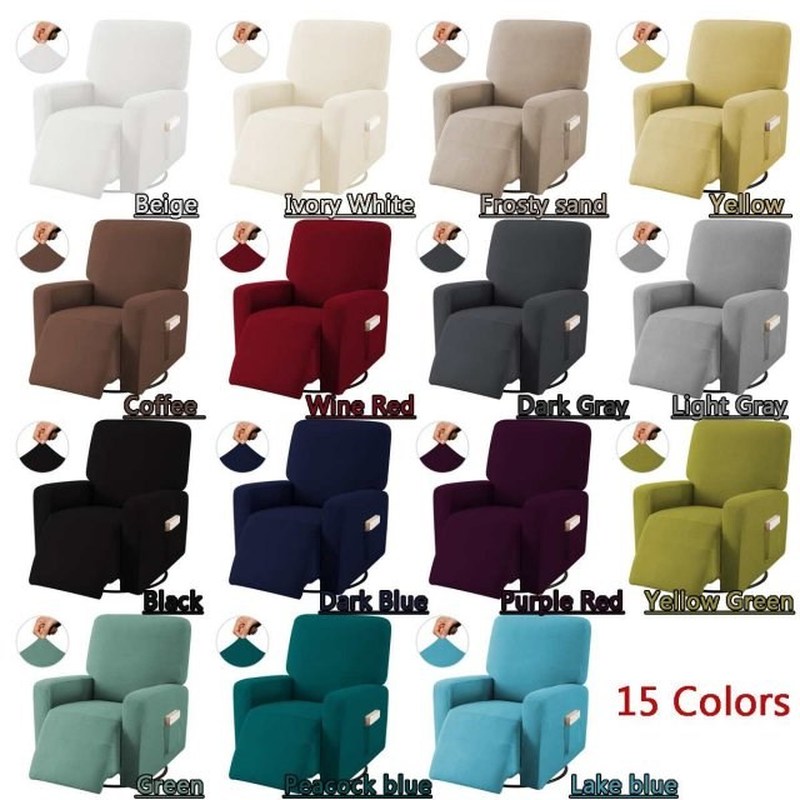 All-inclusive High Stretch Recliner Chair Covers Waterproof-图2