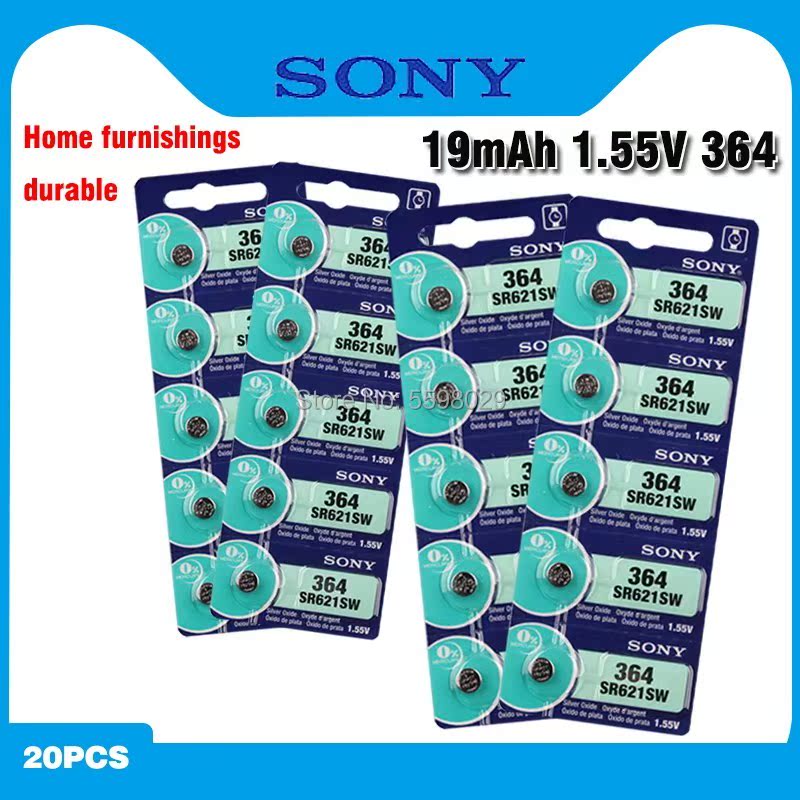 20pc  1.55V AG1 LR621 364 164 531 SR621 SR621SW SR60 SP364 T - 图2