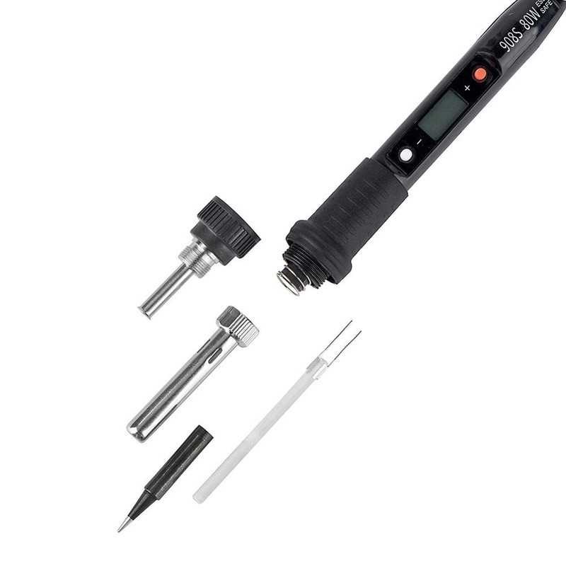 New 908s LCD Dgital Soldering Iron Kit 80W 220V 110V Tempera-图1