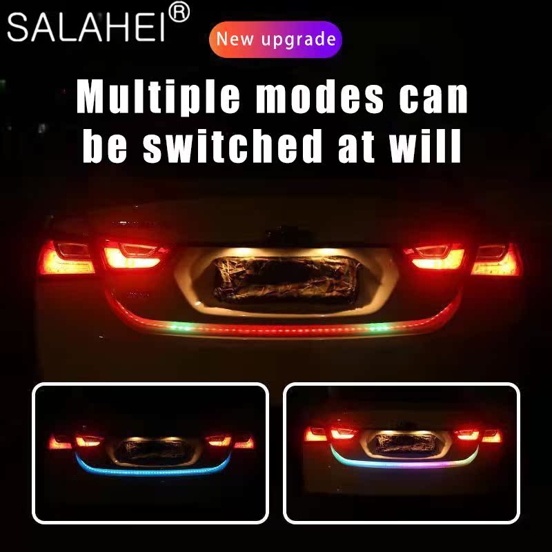 12V 1.2M 1.5M RGB Car Rear Trunk Tail Light Dynamic Streamer - 图0