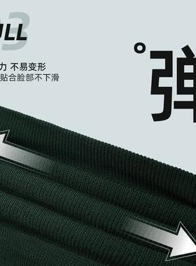 冬季防寒面罩帽子加绒针织围脖