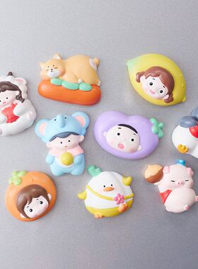 公仔装饰礼物梗盲盒潮玩冰箱贴手