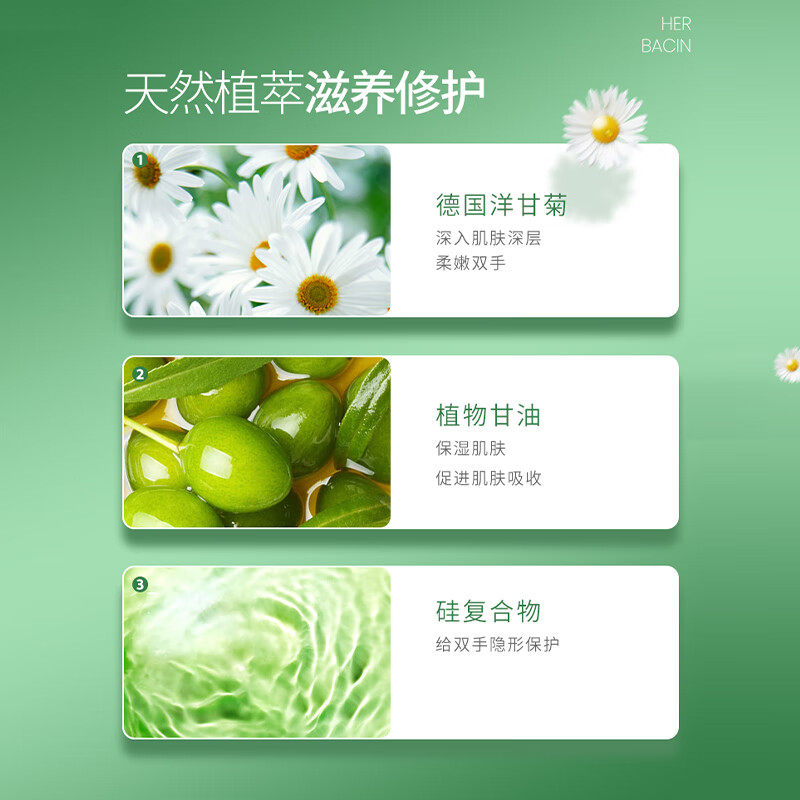 Herbacin贺本清德国小甘菊护手霜小雏菊75ml经典款滋润保湿,淘宝优惠券,粉丝福利购,淘宝优惠卷