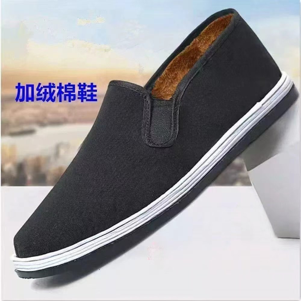 老北京布鞋男士上班工作开车耐磨一脚蹬休闲散步防滑软底男款单鞋,淘宝优惠券,粉丝福利购,淘宝优惠卷