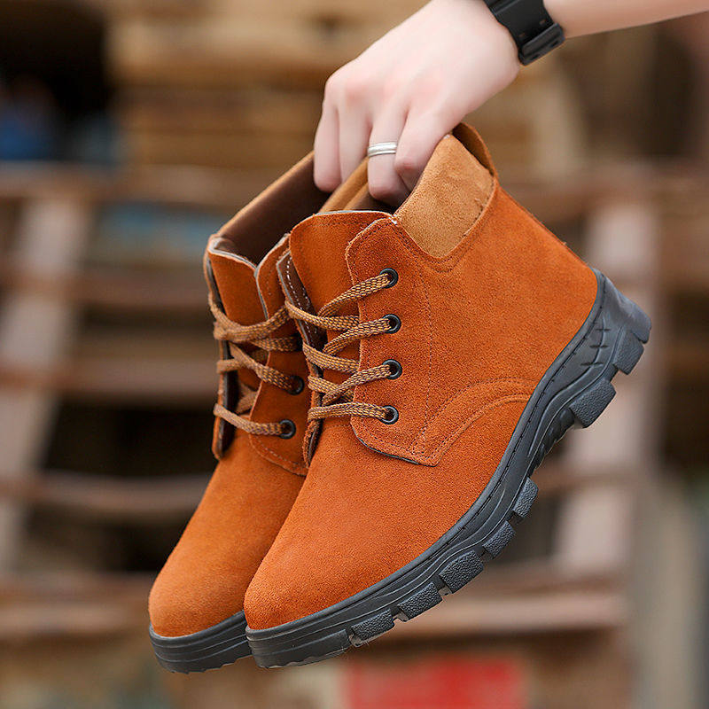 劳保鞋男鞋钢包头防砸防滑防烫牛皮透气面四季厚底电焊工作鞋,淘宝优惠券,粉丝福利购,淘宝优惠卷