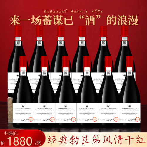 智利进口红酒原酒干红葡萄酒卡曼尼750ml*6瓶红酒送礼送人批发 - 图2