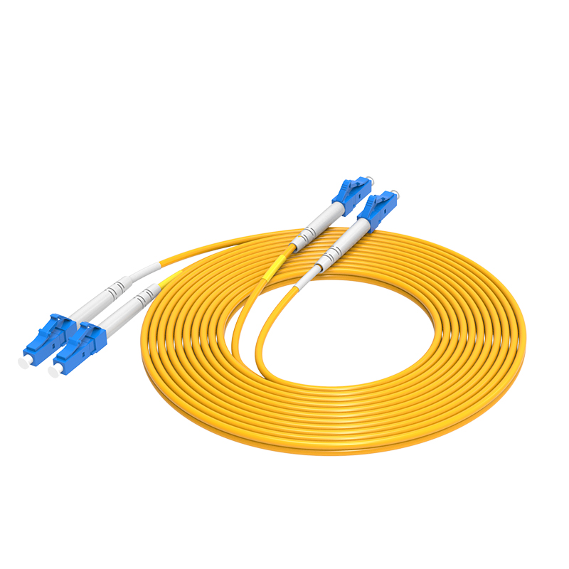 电信级光纤跳线单模单/双芯SC-LC/UPC-FC1/2/3米5/10/15/20/25/30米尾纤延长熔接黄色线低烟无卤光纤线-图3
