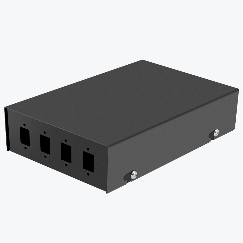 武纤 4口8口12口24/48芯光纤终端盒尾纤盒光缆终端盒熔接盒SC/FC/LC/STsc口光纤盒空箱熔接盒机架式-图3