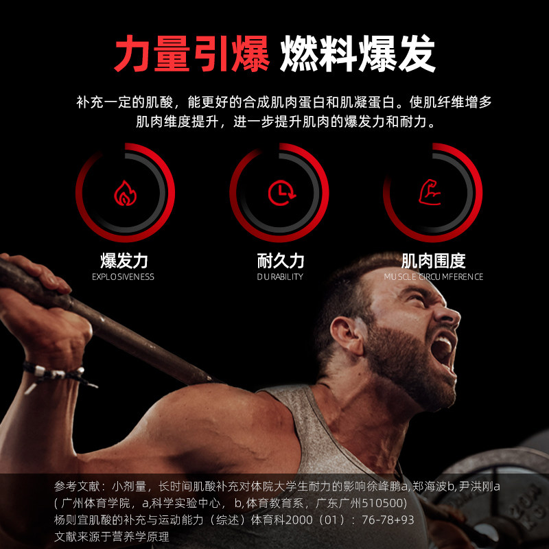 海德力一水肌酸高纯度独立包装锌镁肌酸耐力爆发力健身运动肌酸粉,淘宝优惠券,粉丝福利购,淘宝优惠卷