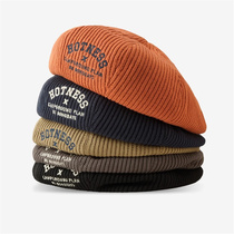 COMPARE KUDOS DESIGNER JOINT-KNITTED BERETS Female Spring Autumn Season Fur Line Anise Cap Newspaper Boy Hat