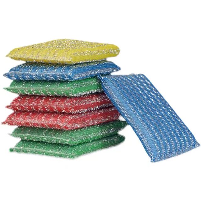 Kitchen pot cleaning block sponge scouring pad household dish towel magic dish wiping artifact