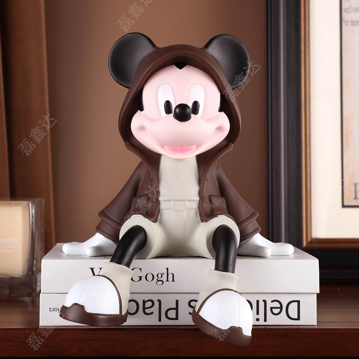 中古风复古米奇电视柜装饰摆件高级感小众客厅入户玄关餐边柜手办,淘宝优惠券,粉丝福利购,淘宝优惠卷