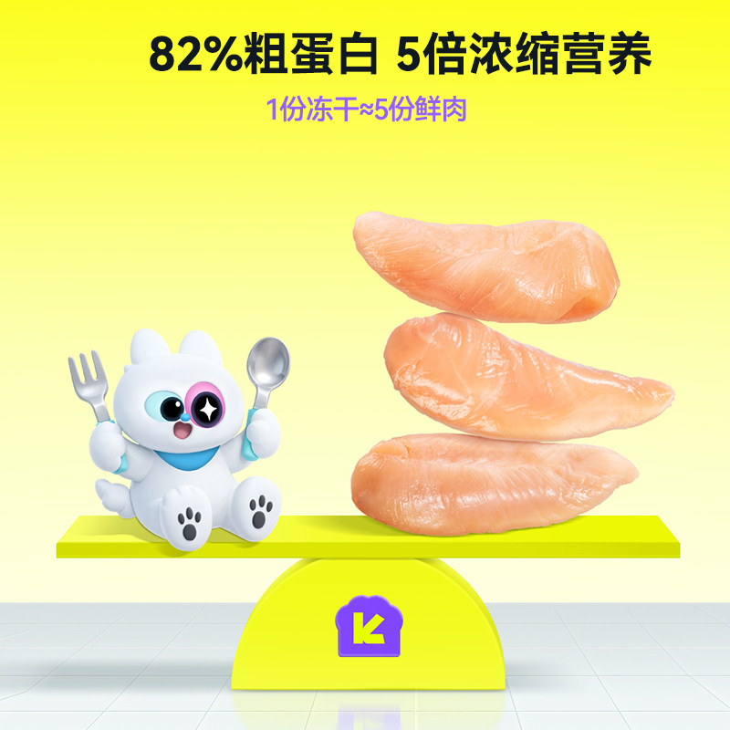凯特思鸡肉粒冻干鸡胸肉冻干猫咪零食营养狗狗零食磨牙宠物多春鱼,淘宝优惠券,粉丝福利购,淘宝优惠卷