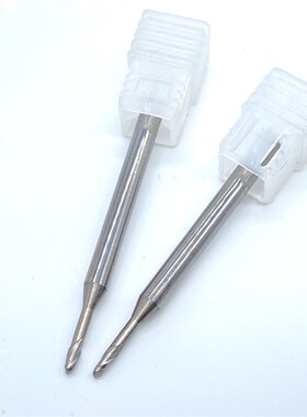 钨钢两刃铝用深沟球刀二刃高光避空加长劲R0.5*8L R1*20L球头铣刀