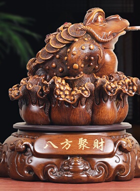 八方聚财金蟾摆件招财三脚金蝉蟾蜍家居摆设公司饭店开张开业礼品