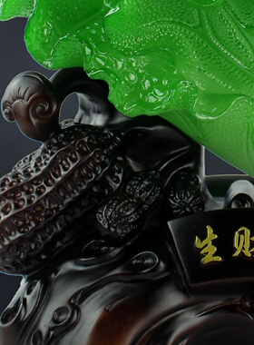 大德仁白菜摆件树脂工艺品家居客厅办公室装饰一键代发商务礼品