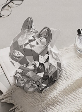 创意法斗纸巾盒客厅茶几餐巾纸轻奢卫生纸盒简约个性设计感装饰摆