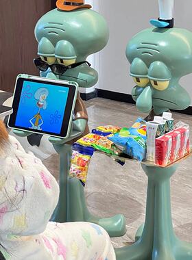 大章鱼哥托盘落地摆件眼镜超大巨型一米网红手办开业送礼客厅礼物