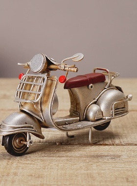 铁制工艺礼品摆饰小机车文艺摆件西餐厅咖啡馆奶茶店摆设创意软装