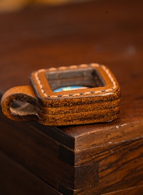 唐卡五爷黄财扎基拉姆前世今生小狐文殊车挂吊坠擦擦手工手工文玩