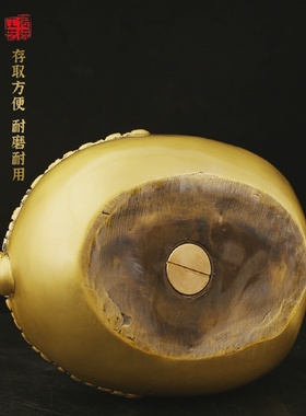 全铜存钱罐万福金猪富贵猪摆件创意家居装饰品储钱蓄罐礼品礼物