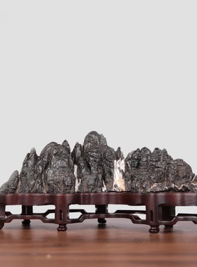 天然太湖石奇石灵璧石英德观赏假山形幽兰景观石原石桌面玄关摆件