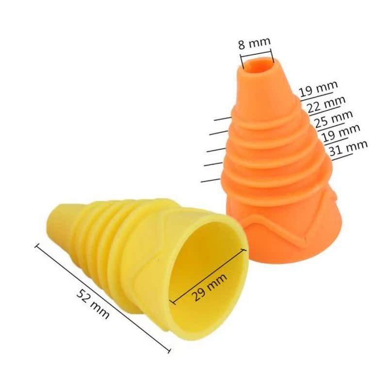 4 Pcs Flexible Flies Trap Funnel Reusable Silicone Pest Cont-图0