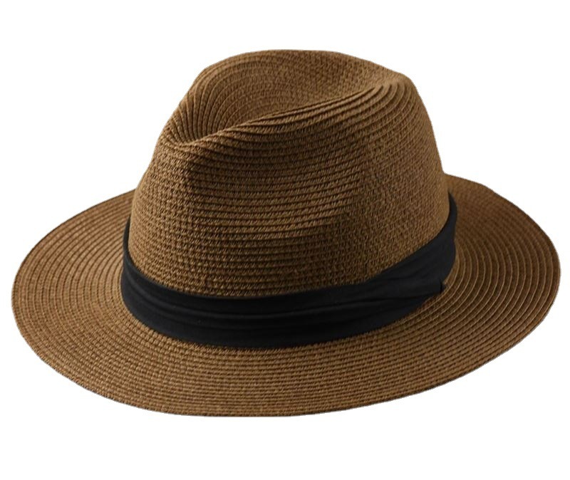 Large Size Panama Hats Lady Beach Wide Brim Straw Hat Man Su - 图3