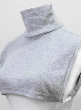 条纹高领高弹假领子打底棉女装饰T恤衣领套头保暖洋气内搭秋冬