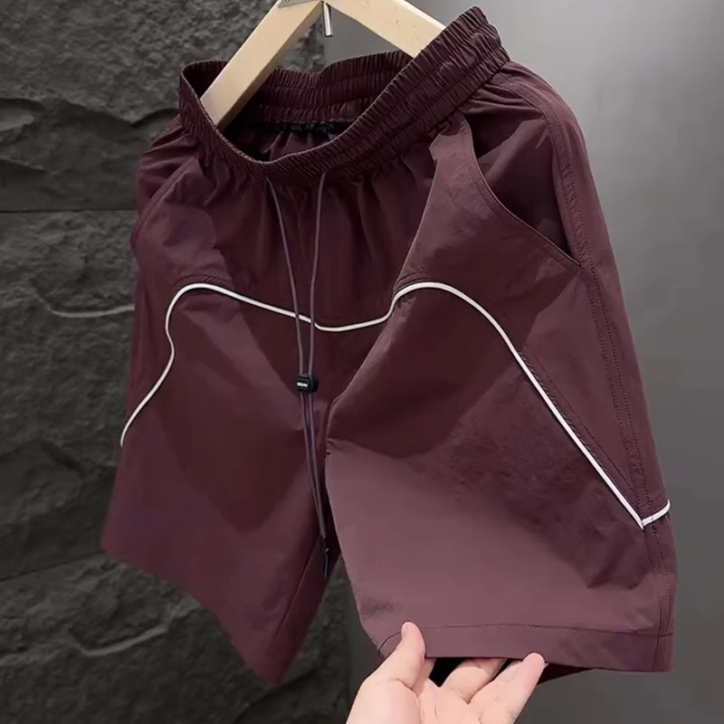 短裤男士2026新款夏季外穿高级感薄款速干沙滩裤子休闲五分裤男潮,淘宝优惠券,粉丝福利购,淘宝优惠卷