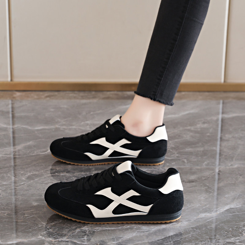 复古平底德训鞋女鞋2026新款春季轻便舒适阿甘板鞋休闲运动鞋34码,淘宝优惠券,粉丝福利购,淘宝优惠卷