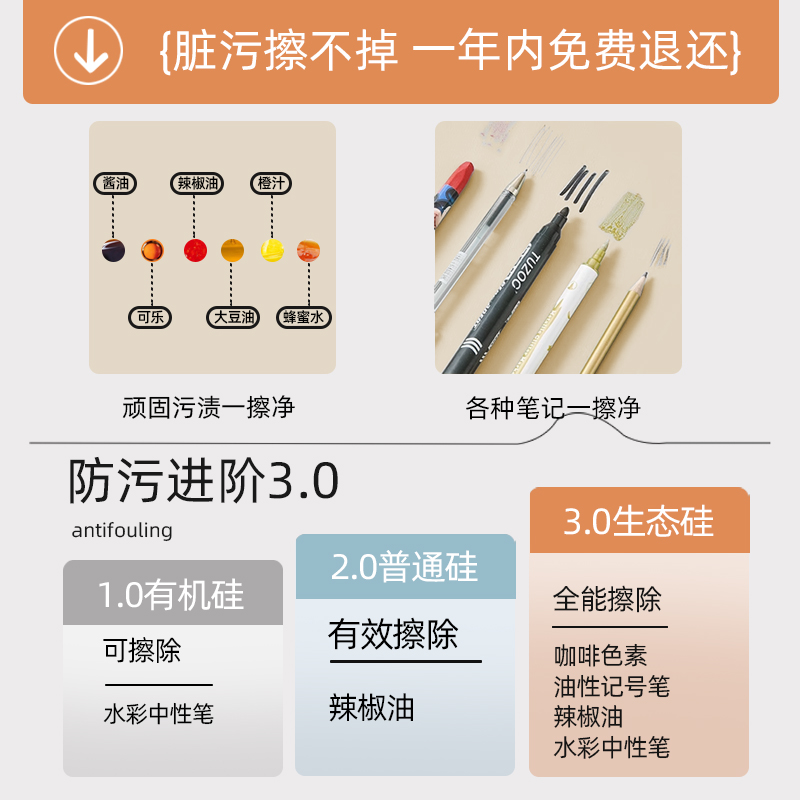 桌垫书桌桌布学生书桌垫写字台学习小桌垫电脑办公桌垫子尺寸定制 - 图1