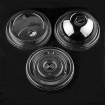 100pcs Pack 95mm High Quality Plastic Cup Lid Disposable Mil