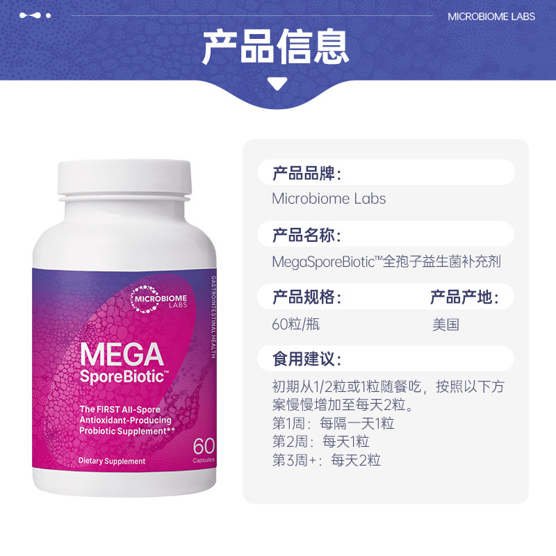 Microbiomelabs创莱海外专益生菌