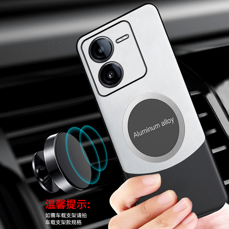 适用vivoy100t手机壳磁吸viv0 y100t拼色素皮套5G全包镜头防摔V2314DA保护viovy100t外壳voviy100t男女丫1OOt