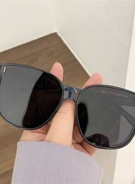 2021新款方形简约偏光太阳眼镜女韩版潮个性大框圆脸显瘦遮阳眼镜