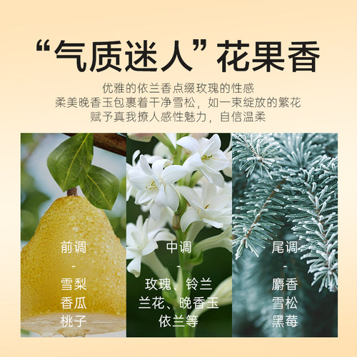 古蔻玫瑰依兰花香水030真我女士浓香水味持久留香花香调思扬香水 - 图0