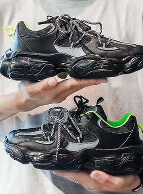 2021 new autumn low top dad shoes Korean men's fashi