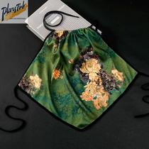 New Belly Hood Woman Summer Retro State Wind Solid Jacquard Ice Silk Dew Back Underwear Harness Shorts Thin 2023