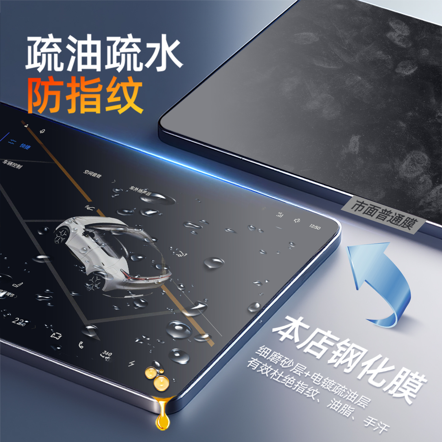 26款领克Z20屏幕钢化膜导航中控贴膜车内装饰用品汽车配件改装件