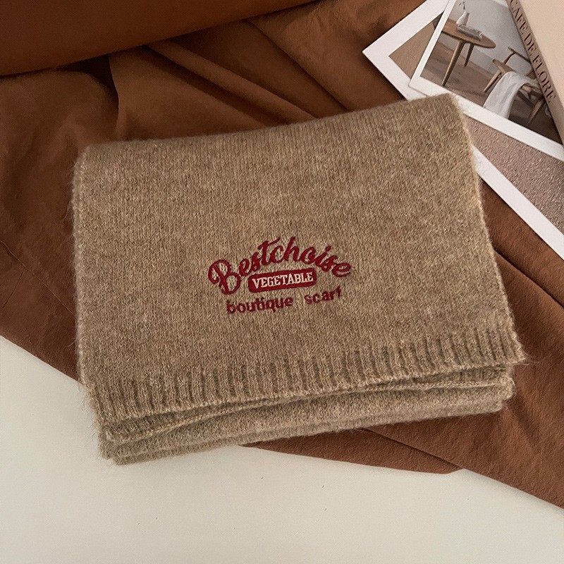 高级感热推秋冬季保暖韩国学院风针织仿羊绒围巾保暖男女情侣围脖,淘宝优惠券,粉丝福利购,淘宝优惠卷