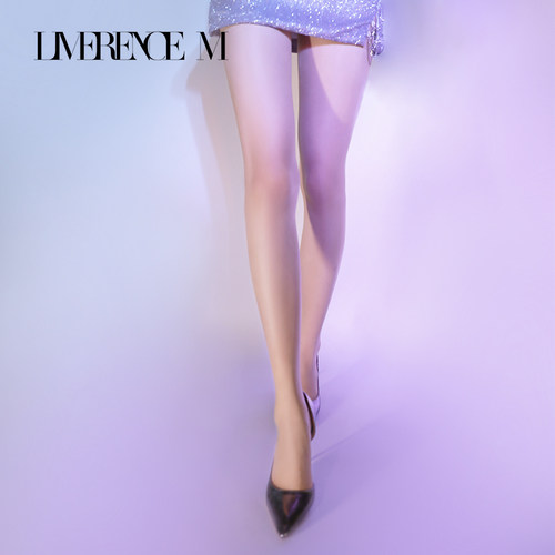 涞觅「丝滑0.01」高腰无缝丝袜女薄款夏季性感透明大码黑丝连裤袜 - 图2