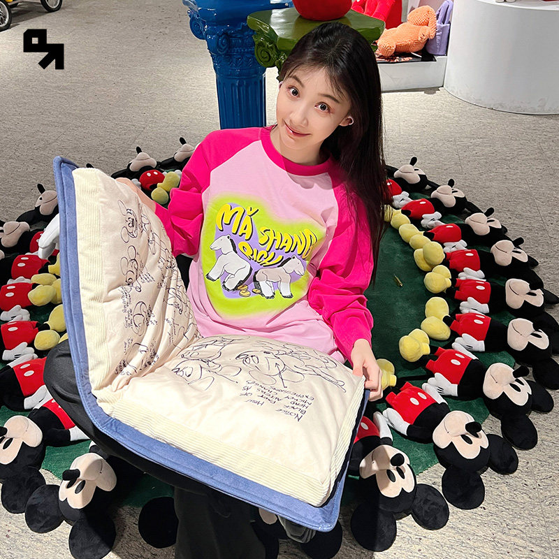 【王鹤润同款】多巴胺情侣长袖T恤