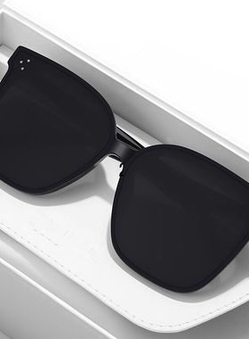 2024新款墨镜女防晒防紫外线gm网红同款高级感大圆脸显瘦男太阳镜