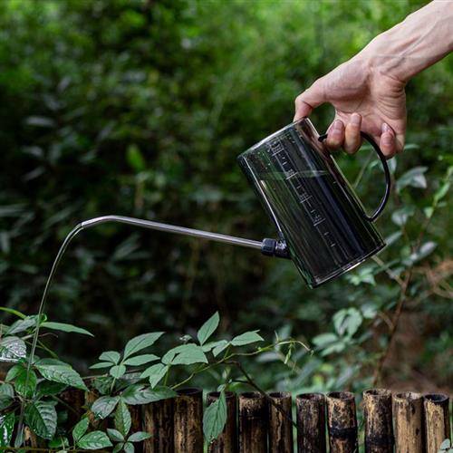 不锈钢长嘴浇水壶家用养花浇花洒水壶绿植淋花壶喷壶大号园艺工具-图0