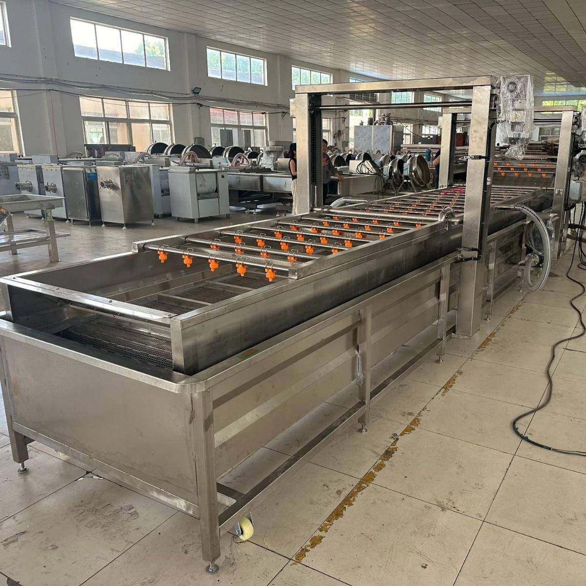 水浴式猪头猪蹄解冻机带鱼海鲜冻盘清洗设备无骨鸡爪缓化解冻线,淘宝优惠券,粉丝福利购,淘宝优惠卷